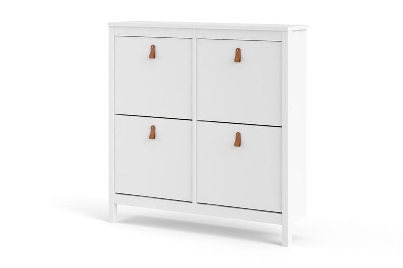 Vallvidera Skoskåp 25x102 cm - Vit/Natur - Products - Förvaring - Skåp - Förvaringsskåp