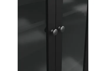 Vallvidera Vitrinskåp 78,05x199 cm - Svart - Products - Förvaring - Skåp - Vitrinskåp