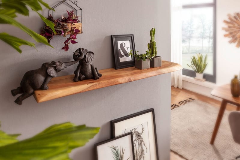 Belleview Vägghylla 80x25 cm - Trä/natur - Products - Förvaring - Småförvaring - Väggförvaring