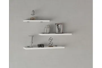 Cordin Vägghylla 2x30 cm 3-pack - Vit - Products - Förvaring - Småförvaring - Väggförvaring