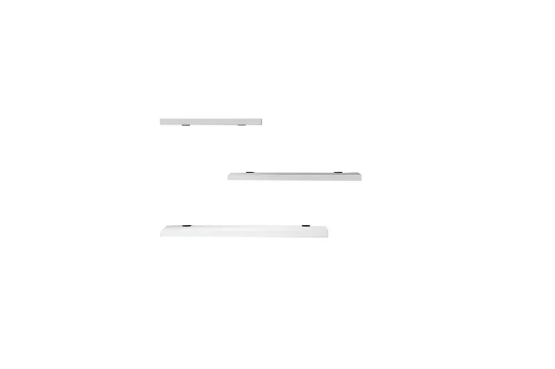 Cordin Vägghylla 2x30 cm 3-pack - Vit - Products - Förvaring - Småförvaring - Väggförvaring