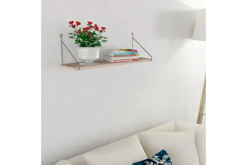 Decormet Vägghylla - Brun - Products - Förvaring - Småförvaring - Väggförvaring