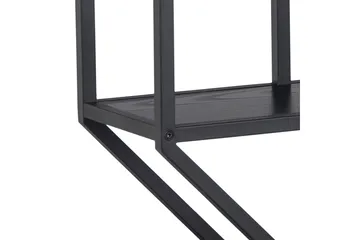 Hasslevik Vägghylla 77x20 cm 4 Hyllor - Svart/Matt Svart - Products - Förvaring - Småförvaring - Väggförvaring