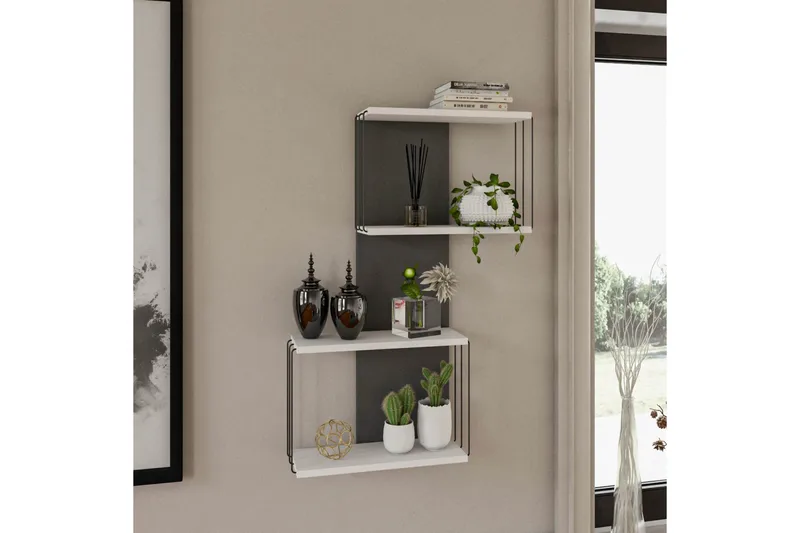 Riyana Vägghylla 62x18 cm - Vit - Products - Förvaring - Småförvaring - Väggförvaring