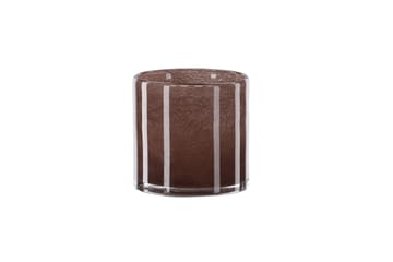 Glora Ljuslykta 12x12 cm - Brun - Products - Inredning - Ljus & dofter - Ljusstakar & ljuslyktor
