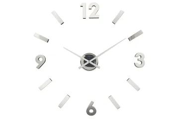 klocka Silver/loose  numbers - Art Link - Products - Inredning - Väggdekor - Väggklocka & väggur