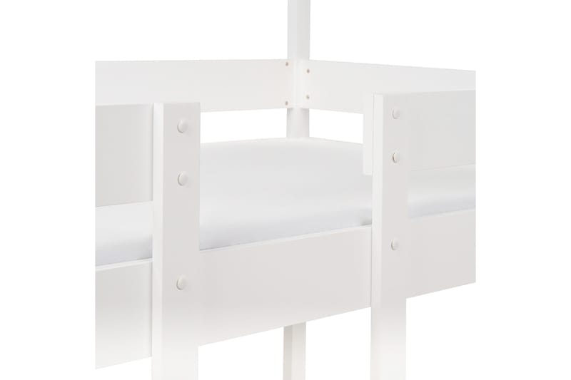 Fallon Våningssäng Två Liggplatser 90x200 - Vit - Products - Möbler - Barnmöbler - Barnsäng & juniorsäng - Loftsäng barn