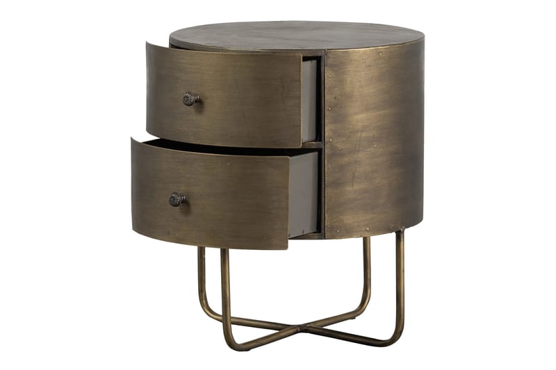 Astranna Sängbord 39 cm - Antik Mässing - Products - Möbler - Bord & matgrupp - Avlastningsbord & sidobord - Sängbord & nattduksbord