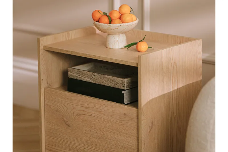 Bellia Sidobord 38 cm - Beige - Products - Möbler - Bord & matgrupp - Avlastningsbord & sidobord - Brickbord & småbord