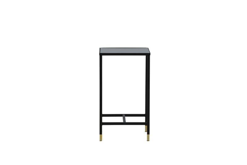 Dipp Sängbord 40 cm Marmormönster - Glas/Svart/Grå - Products - Möbler - Bord & matgrupp - Avlastningsbord & sidobord - Sängbord & nattduksbord