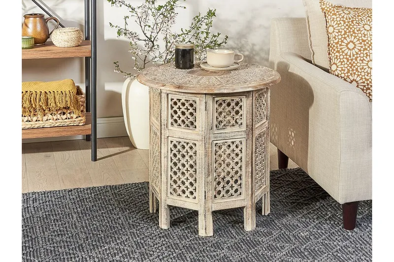 Dyanna Sidobord 53 cm - Ljust trä - Products - Möbler - Bord & matgrupp - Avlastningsbord & sidobord - Brickbord & småbord