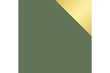 Escaldes Sängbord 54 cm - Matt Grön/Guld - Products - Möbler - Bord & matgrupp - Avlastningsbord & sidobord - Sängbord & nattduksbord
