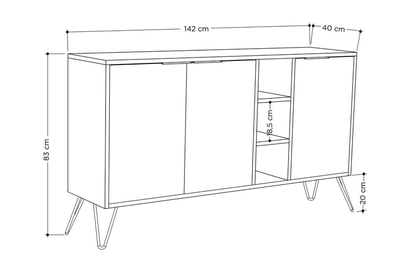Fanthyttan Konsolbord - Products - Möbler - Bord & matgrupp - Avlastningsbord & sidobord - Konsolbord & hallbord