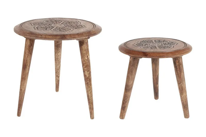 Fievel Satsbord 46 cm, Mörkt trä