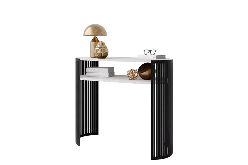 Friend Konsollbord 100 cm, Svart/Vit