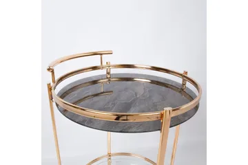 Genova Serveringsbord 80x42x80 cm Ljusbrun - Products - Möbler - Bord & matgrupp - Avlastningsbord & sidobord - Brickbord & småbord