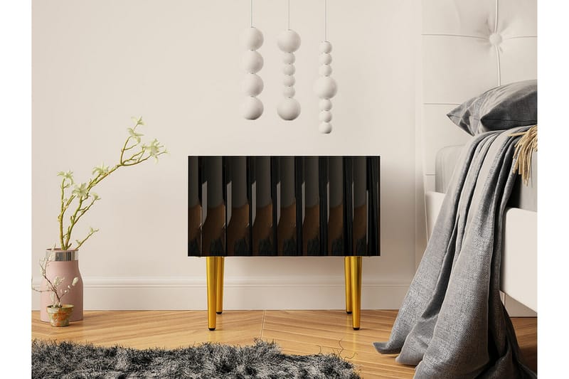 Glenndale Sängbord 50 cm Concept 55 Black - Products - Möbler - Bord & matgrupp - Avlastningsbord & sidobord - Sängbord & nattduksbord