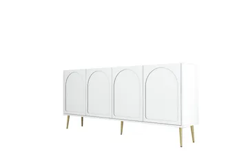 Hazim Konsollbord 180 cm - Vit/Guld - Products - Möbler - Bord & matgrupp - Avlastningsbord & sidobord - Konsolbord & hallbord