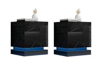 Juniskär Sängbord 46 cm - Svart - Products - Möbler - Bord & matgrupp - Avlastningsbord & sidobord - Sängbord & nattduksbord