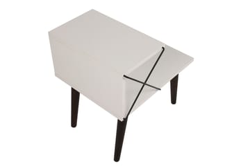 Kaysie Sängbord 50 cm - Vit - Products - Möbler - Bord & matgrupp - Avlastningsbord & sidobord - Sängbord & nattduksbord