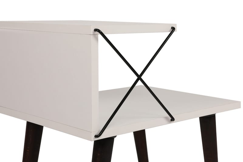 Kaysie Sängbord 50 cm - Vit - Products - Möbler - Bord & matgrupp - Avlastningsbord & sidobord - Sängbord & nattduksbord