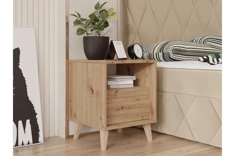 Kintore Sängbord 40 cm - Brun - Products - Möbler - Bord & matgrupp - Avlastningsbord & sidobord - Sängbord & nattduksbord