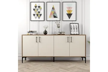 Levents Avlastningsbord 180 cm - Valnöt/Krämvit - Products - Möbler - Bord & matgrupp - Avlastningsbord & sidobord - Konsolbord & hallbord