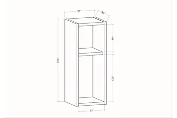 Rinorea Sängbord 23,2x59,6 cm - Brun - Products - Möbler - Bord & matgrupp - Avlastningsbord & sidobord - Sängbord & nattduksbord