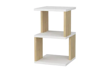 Rinorea Sängbord 29,6x49,4 cm - Vit - Products - Möbler - Bord & matgrupp - Avlastningsbord & sidobord - Sängbord & nattduksbord