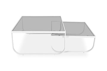 Rocker Satsbord - Vit/Grå - Products - Möbler - Bord & matgrupp - Avlastningsbord & sidobord - Satsbord