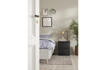 Salomns Sängbord 40,4 cm - Grå - Products - Möbler - Bord & matgrupp - Avlastningsbord & sidobord - Sängbord & nattduksbord