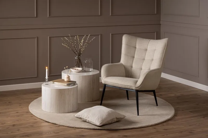 Samon Soffbord 58 cm - Beige - Products - Möbler - Bord & matgrupp - Avlastningsbord & sidobord - Satsbord