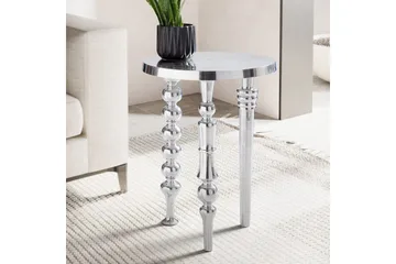 Sido bord Wohnling Metall Rund 44 cm med 3 Olika Ben Modern - Products - Möbler - Bord & matgrupp - Avlastningsbord & sidobord - Brickbord & småbord