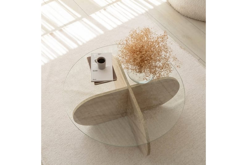 Bengul Soffbord 75 cm - Beige - Products - Möbler - Bord & matgrupp - Soffbord