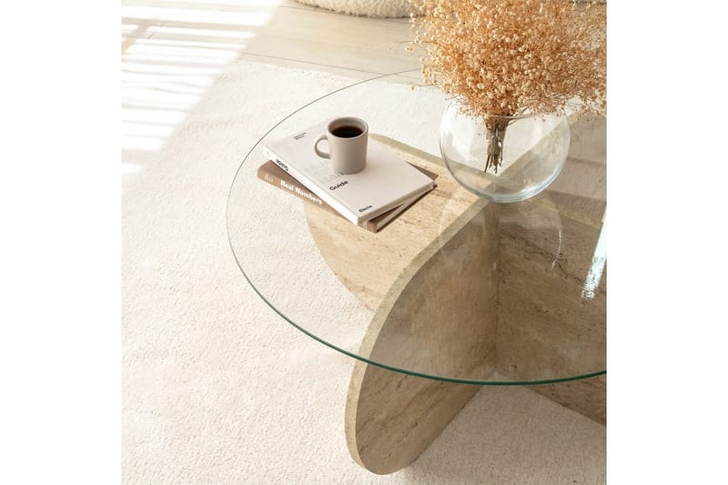 Bengul Soffbord 75 cm - Beige - Products - Möbler - Bord & matgrupp - Soffbord