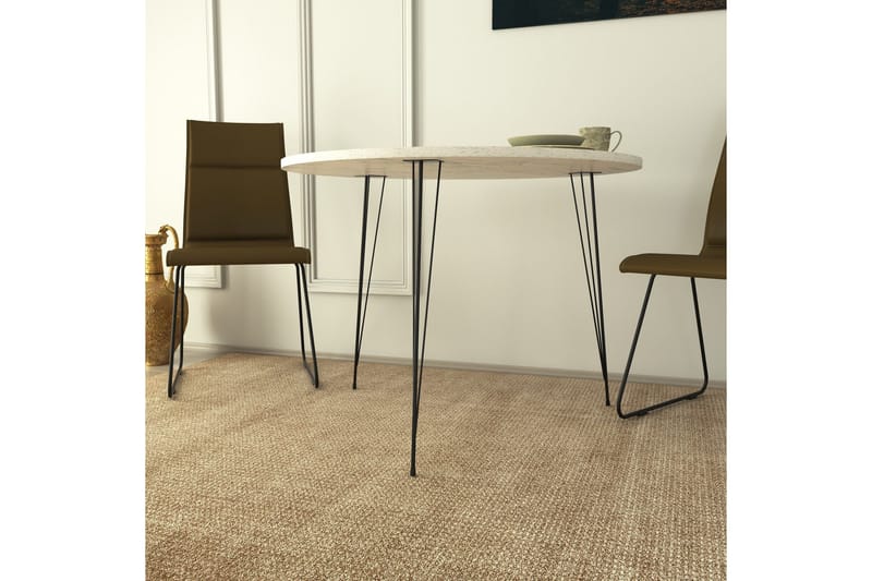 Bonnick Bord 90 cm - Svart/Vit - Products - Möbler - Bord & matgrupp - Matbord & köksbord