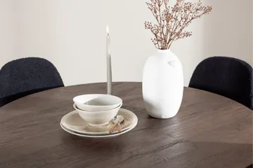 Bootcut Matgrupp 110 cm Rund med 4 Polar stolar - Mocca/Svart - Products - Möbler - Bord & matgrupp - Matgrupp