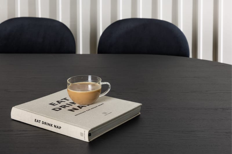 Bootcut Matgrupp 230 cm Oval med 6 Stella stolar - Svart - Products - Möbler - Bord & matgrupp - Matgrupp