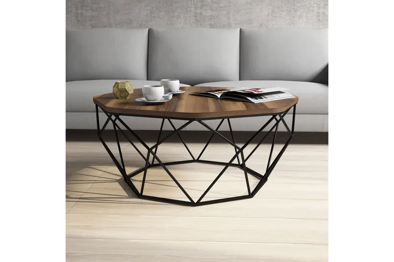 Callear Soffbord 90 cm - Valnöt - Products - Möbler - Bord & matgrupp - Soffbord