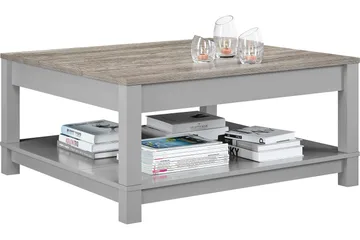Carver Soffbord 90 cm Grå - Dorel Home - Products - Möbler - Bord & matgrupp - Soffbord
