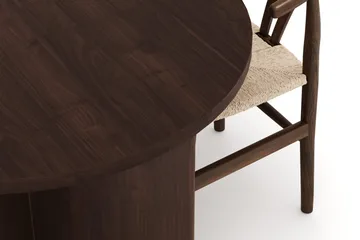 Dano Matbord 180 cm  med 4 Dastoori Matstolar - Valnöt - Products - Möbler - Bord & matgrupp - Matgrupp