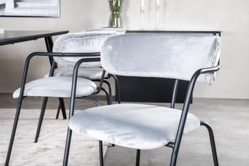 Dipp Matgrupp 180 cm Rektangulär med 6 Arrow stolar - Svart - Products - Möbler - Bord & matgrupp - Matgrupp