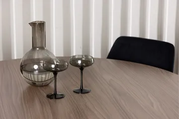 Durango Matgrupp 120 cm Rund med 4 Night Stolar - Valnöt - Products - Möbler - Bord & matgrupp - Matgrupp