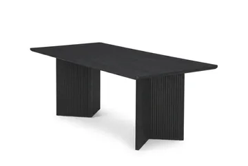 Edda Soffbord Rektangulär 120 cm, Svartlaserad ek