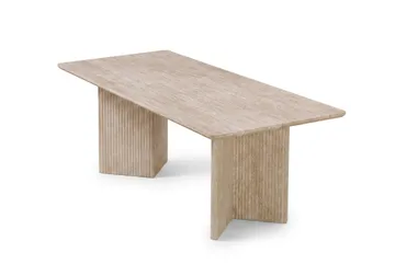 Edda Soffbord Rektangulär 120 cm, Travertin