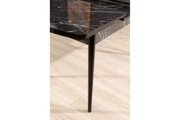 Eryon Matbord 132 cm Rektangulär - Svart/Vit - Products - Möbler - Bord & matgrupp - Matbord & köksbord