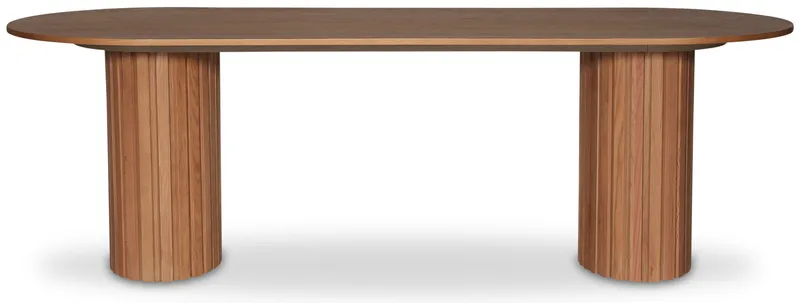 Full Moon Matbord skiva 240x95 Ek, Ek
