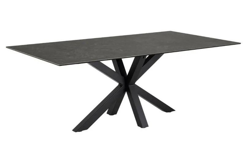 Ganesh Matbord 100 cm Rektangulär, Svart