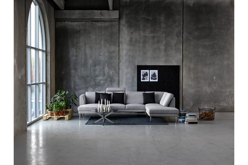 Ganesh Soffbord 82 cm Rund - Grå - Products - Möbler - Bord & matgrupp - Soffbord