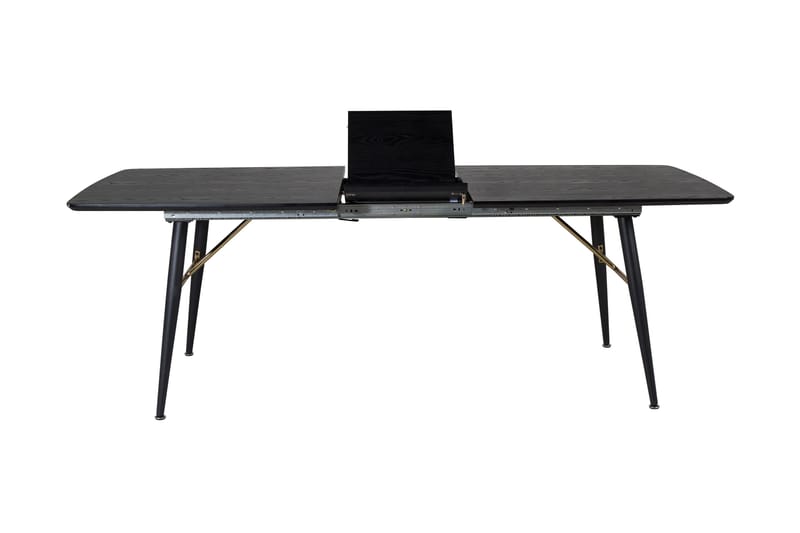 Gold Matbord 180 cm Förlängningsbart - Svart - Products - Möbler - Bord & matgrupp - Matbord & köksbord